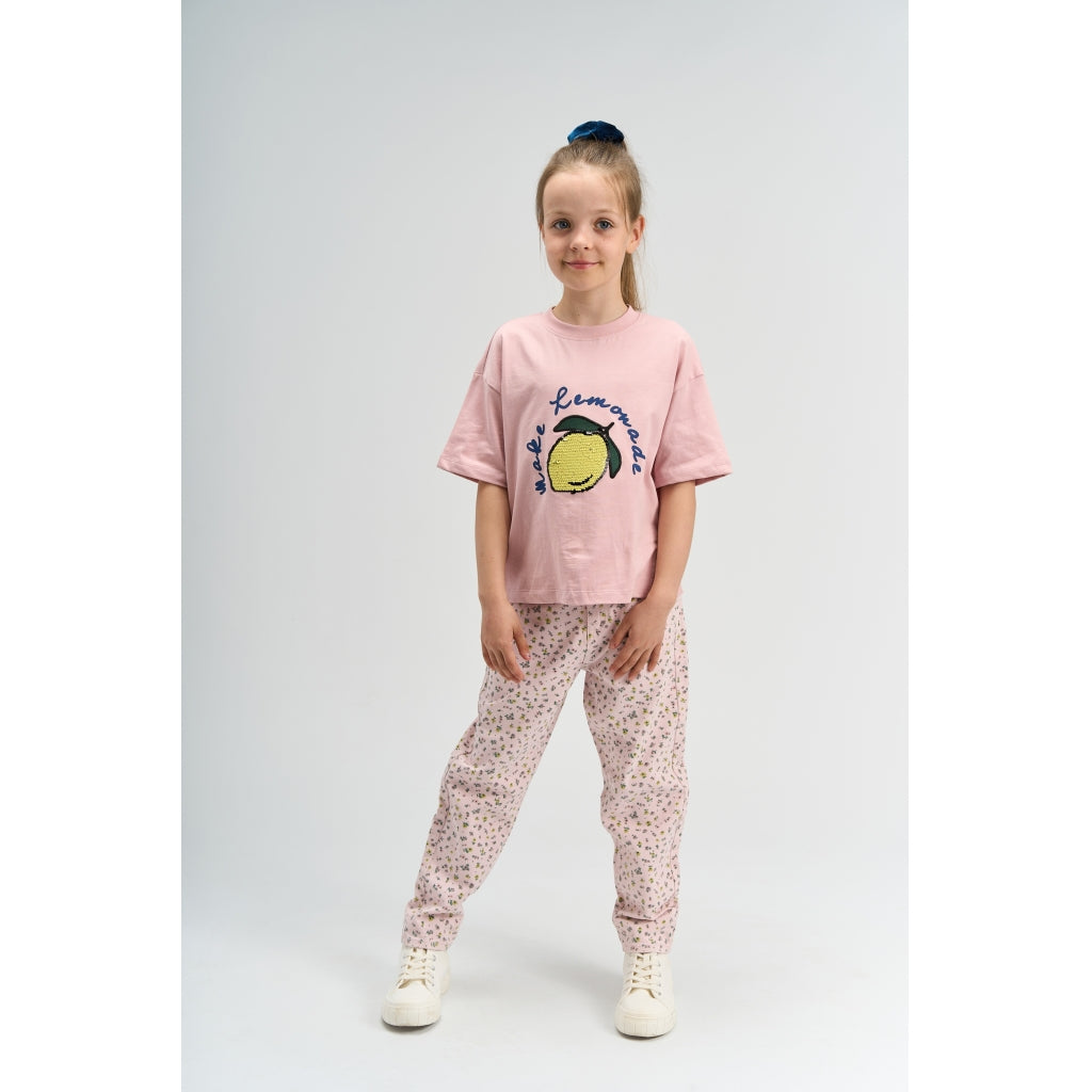 T-shirt, Silver Pink