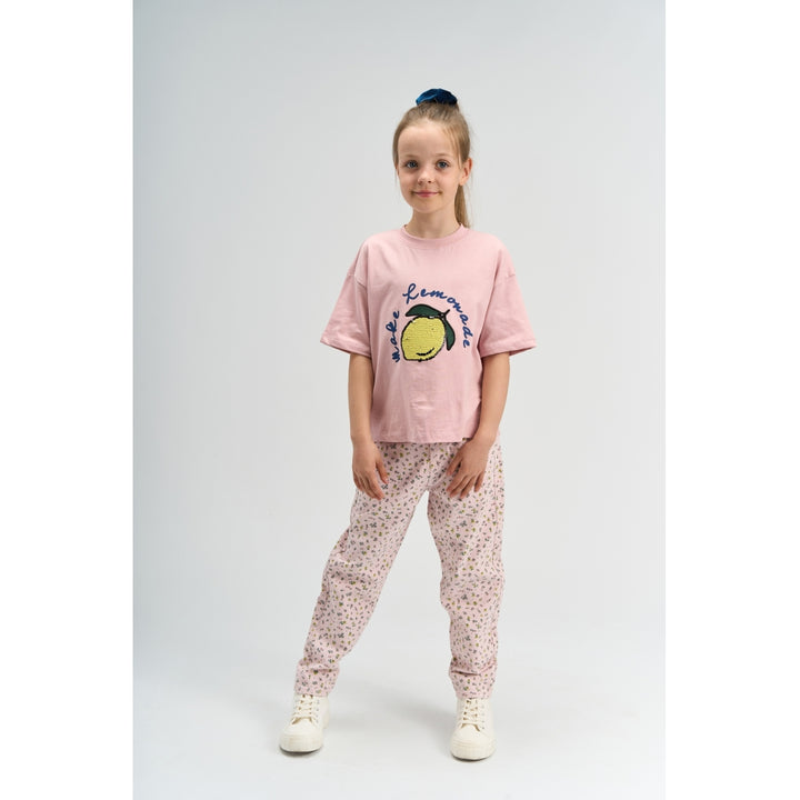T-shirt, Silver Pink