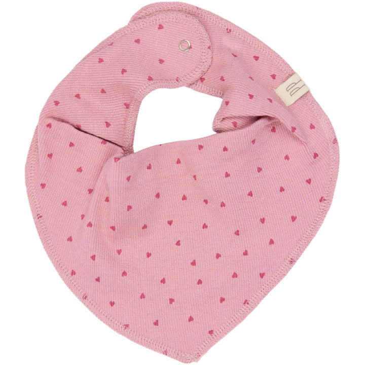 Bib 2-Pack, Mauvewood Striped