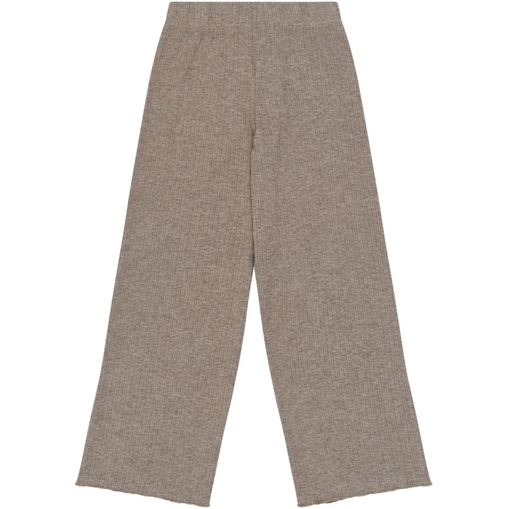 Rib Pants, Taupe Gray