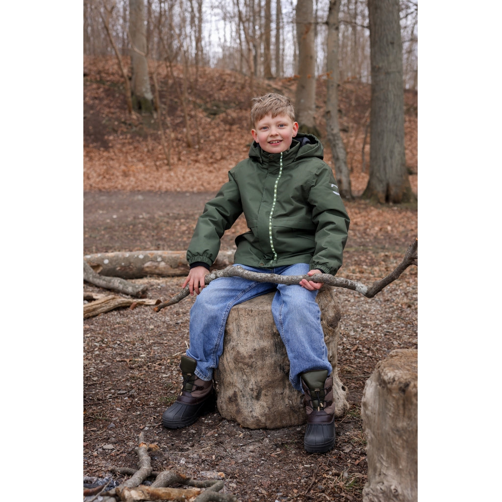 LED light Vetrarjakki - Olive Night