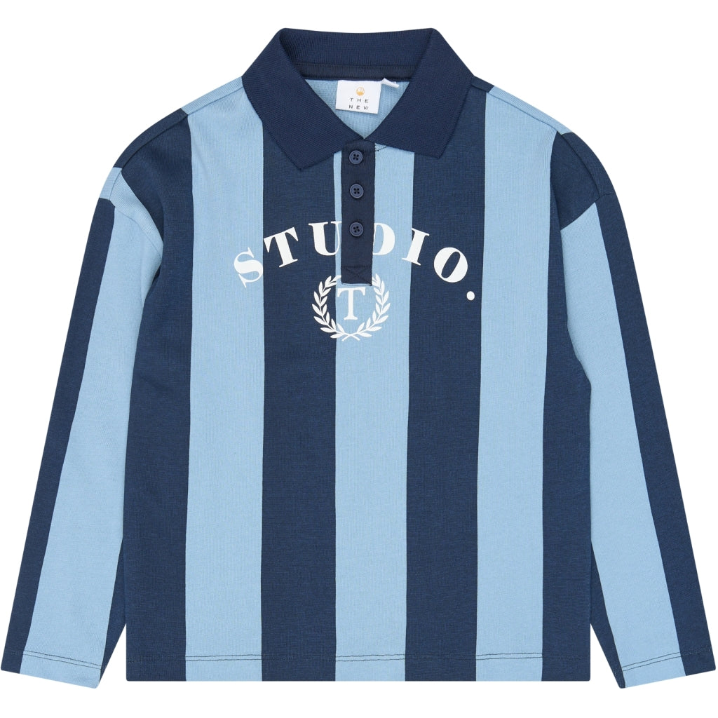TN Polo, Navy Blazer Striped