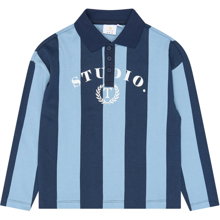 TN Polo, Navy Blazer Striped
