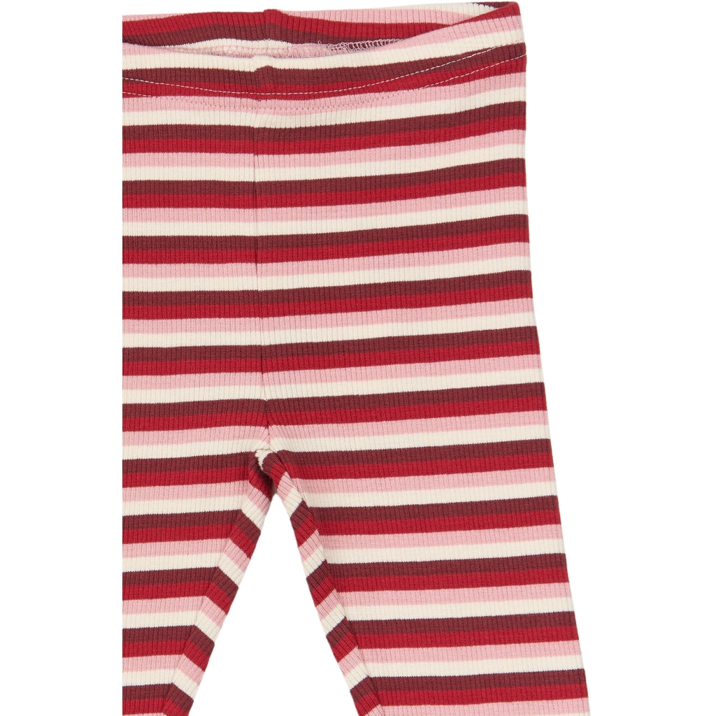 Leggings, Haute Red Multistriped