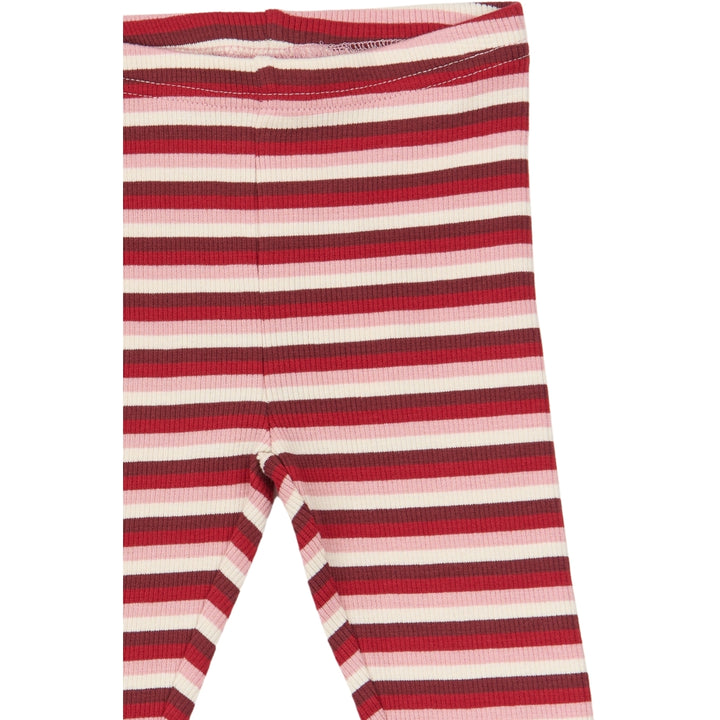 Leggings, Haute Red Multistriped