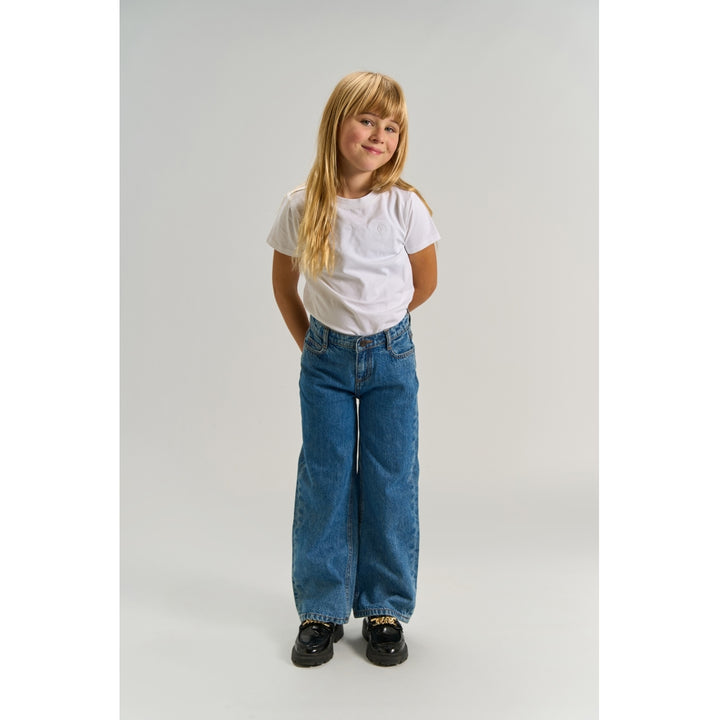 Lissabon Wide Fit Jeans, Mid Blue