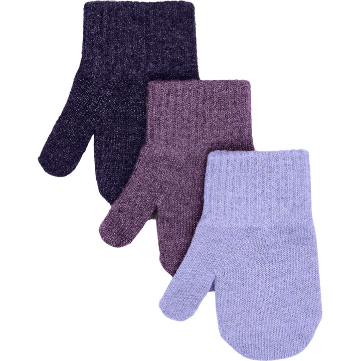 3-Pack vøttir, Plum Perfect-Catawaba Grape-Purple Sage