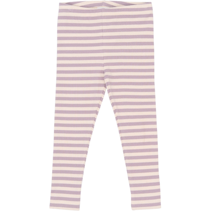 Rib Leggings, Sea Fog Striped