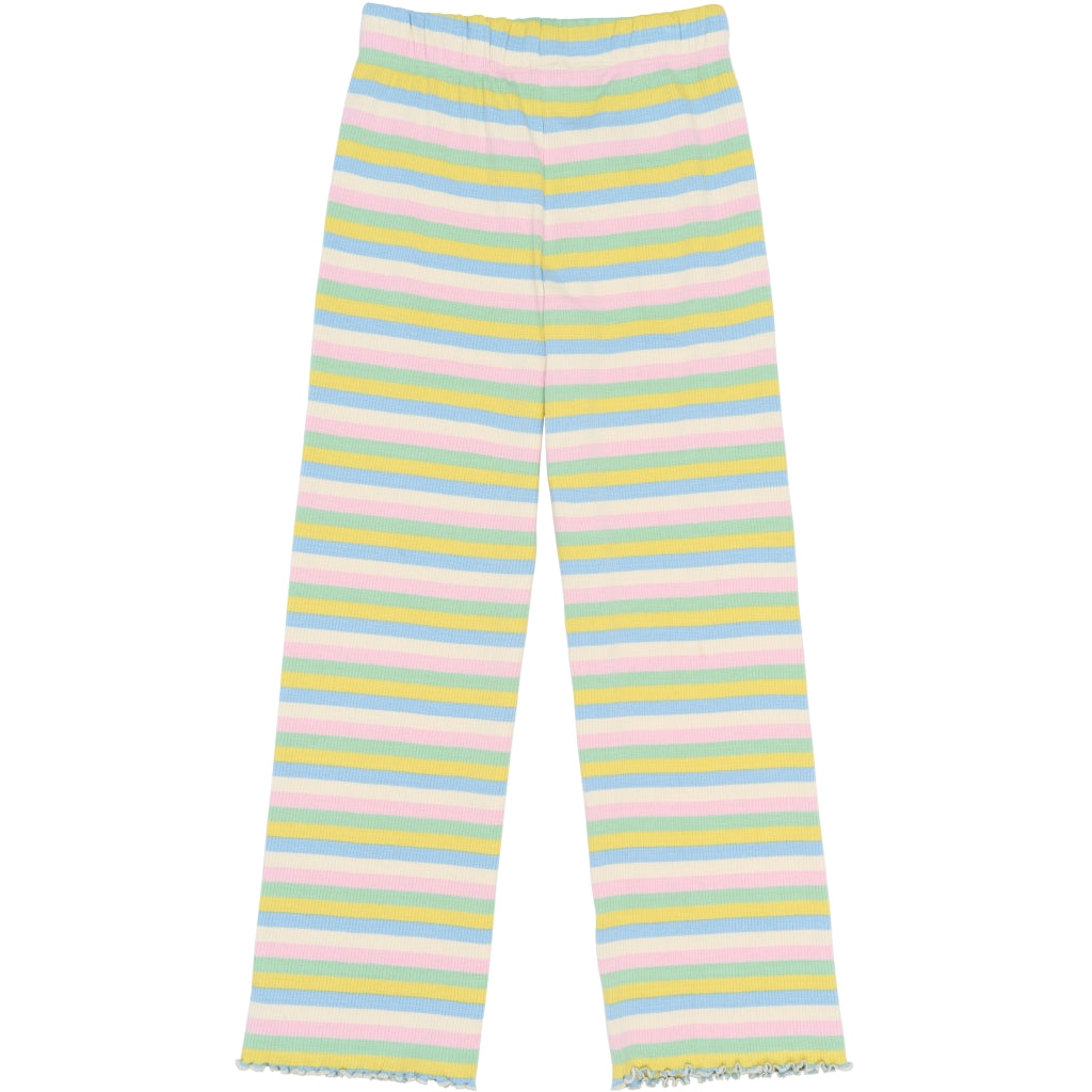 Wide Rib Pants, Multi Striped