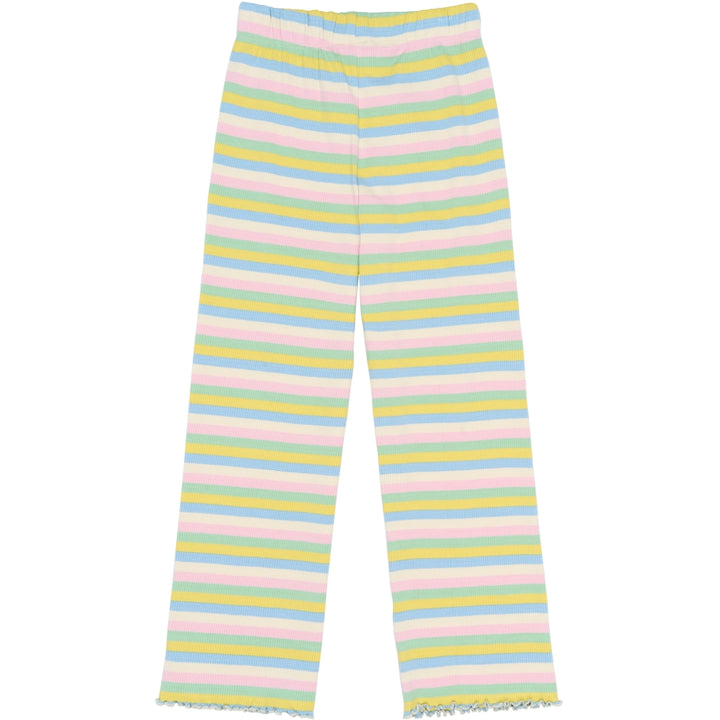 Wide Rib Pants, Multi Striped