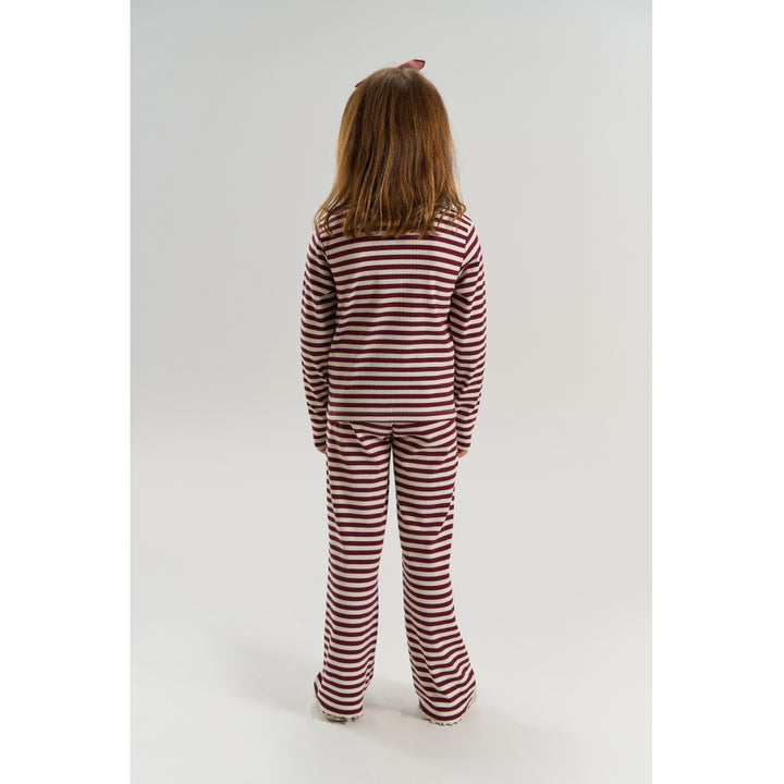 Loose Pants, Gardenia Striped