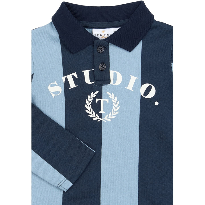 Polo, Navy Blazer Striped