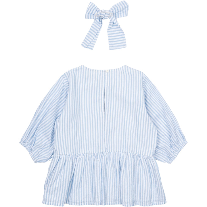 Nalani Top,  White Swan Striped