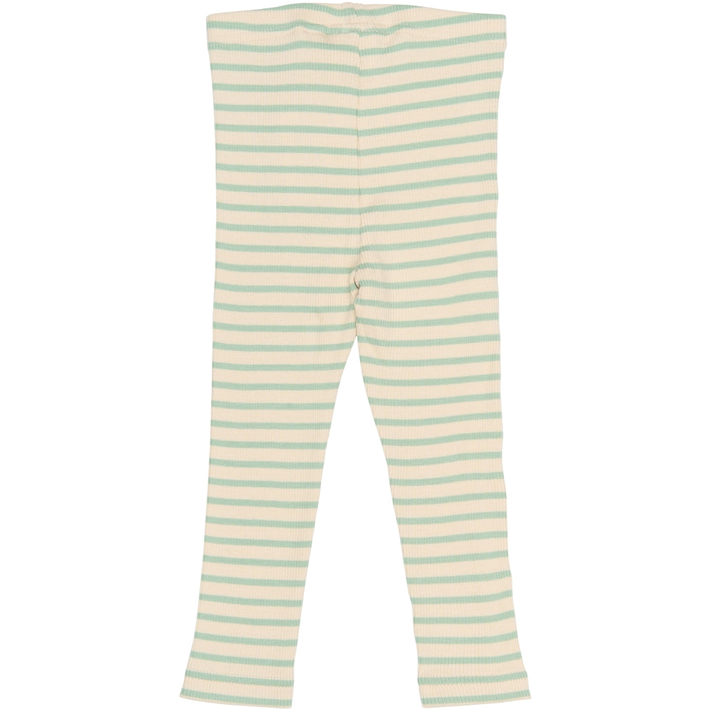 Leggings, Frosty Green Striped