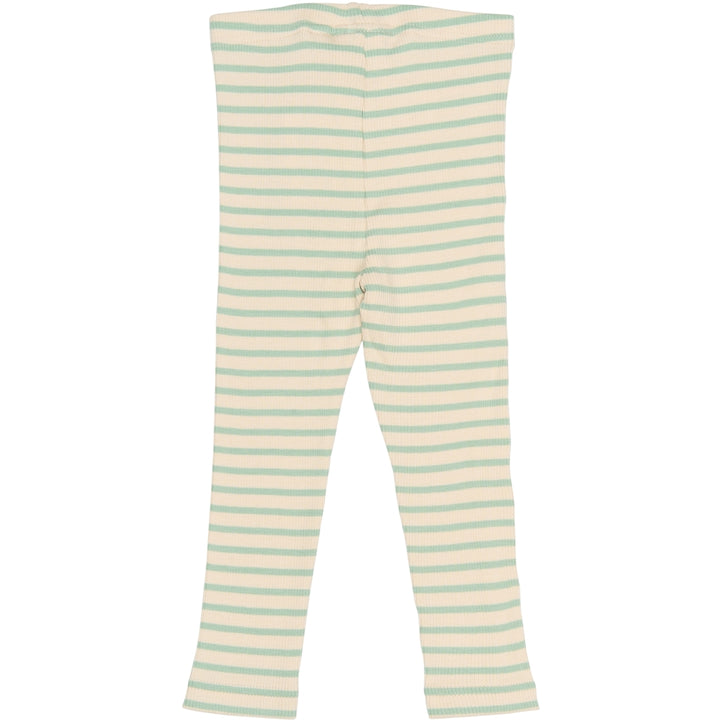 Leggings, Frosty Green Striped