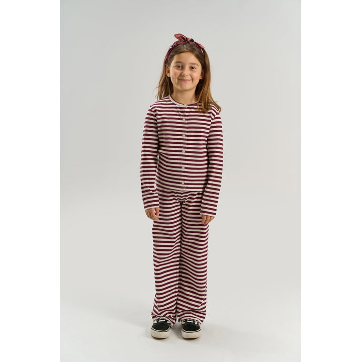 Loose Pants, Gardenia Striped
