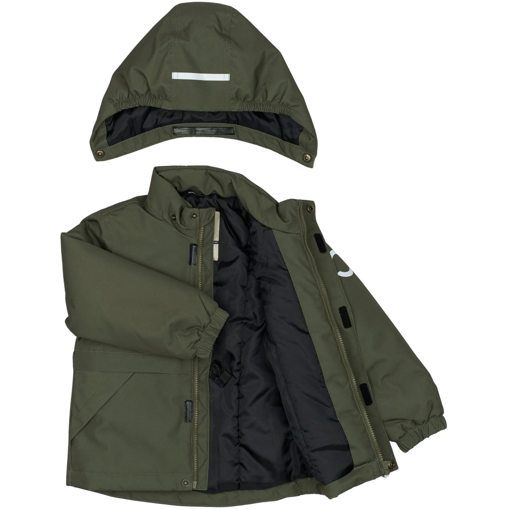 LED light Vetrarjakki - Olive Night