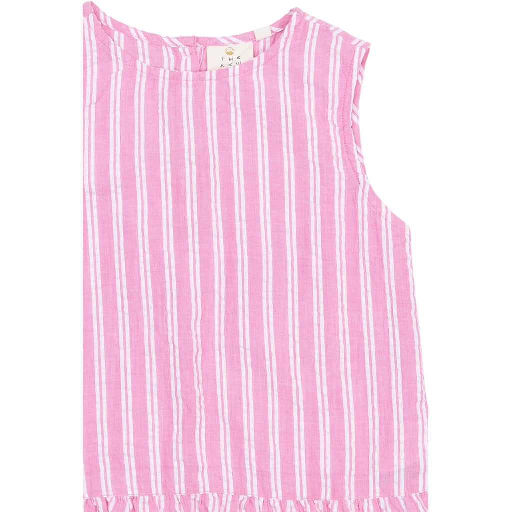 Shirley Top, Carmine Rose Striped