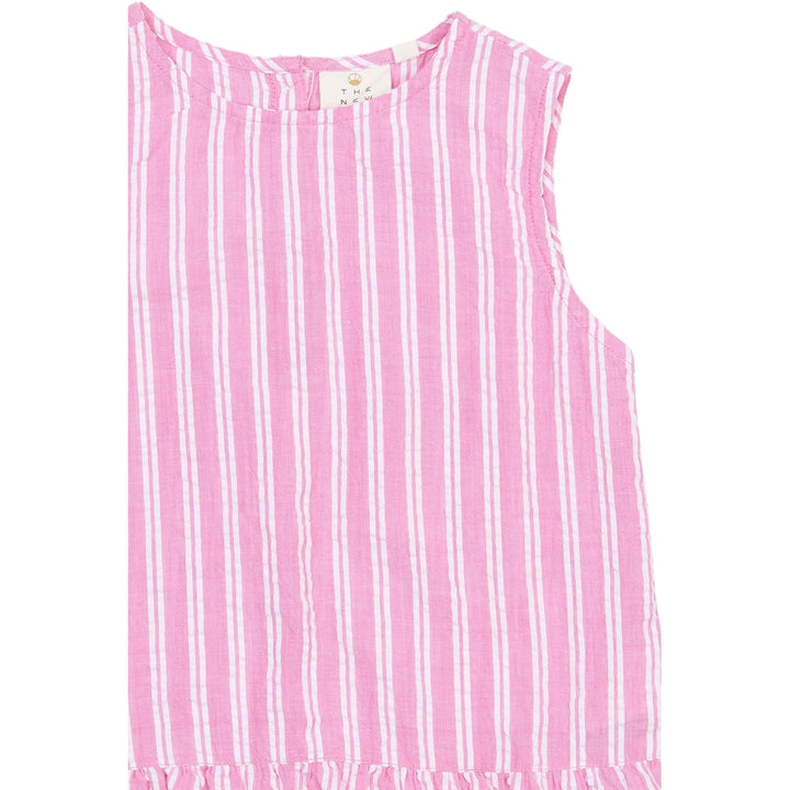 Shirley Top, Carmine Rose Striped