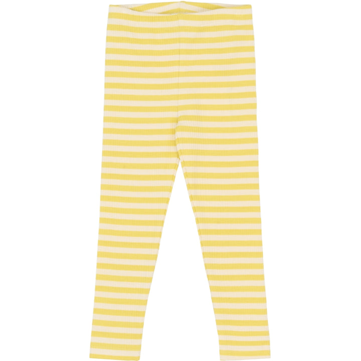 Rib Leggings, Dusky Citron Striped