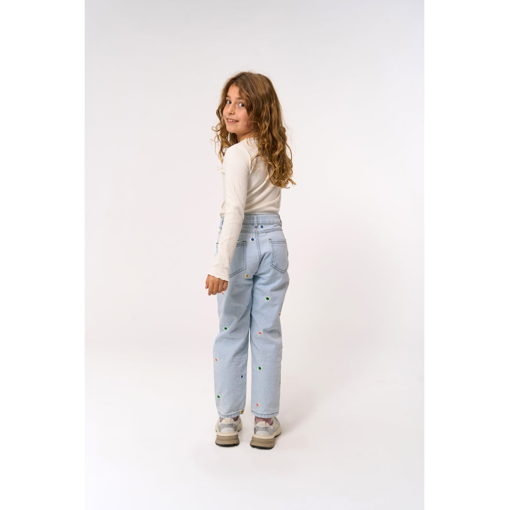 Buksur Blomstur - Mom Fit