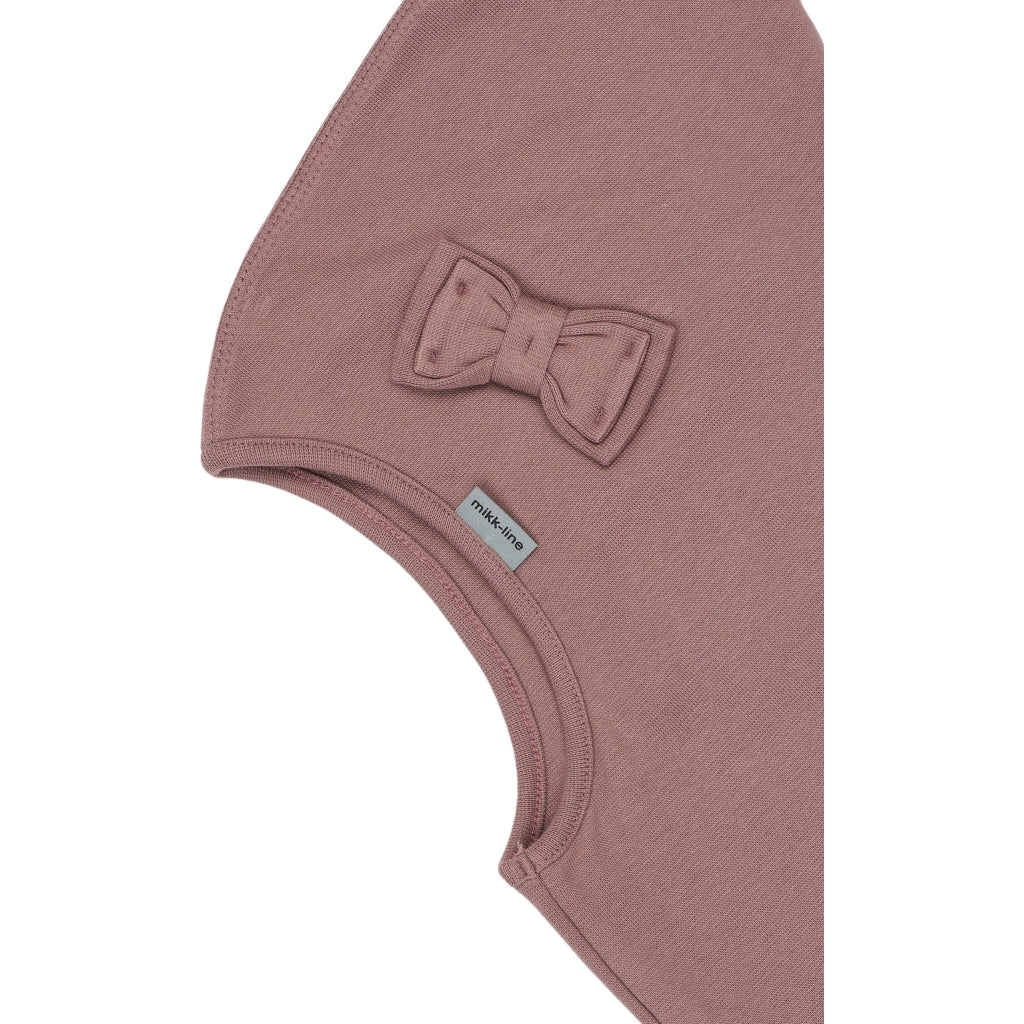 Balaclava with Bow, Twilight Mauve
