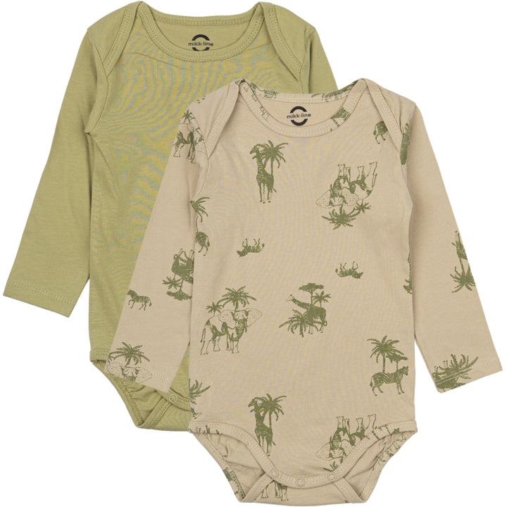 Langerma body (2stk) Gray green