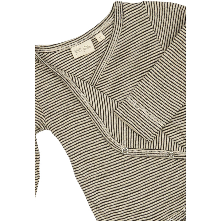 Body Wrap, Coffee Bean/Dark Off White