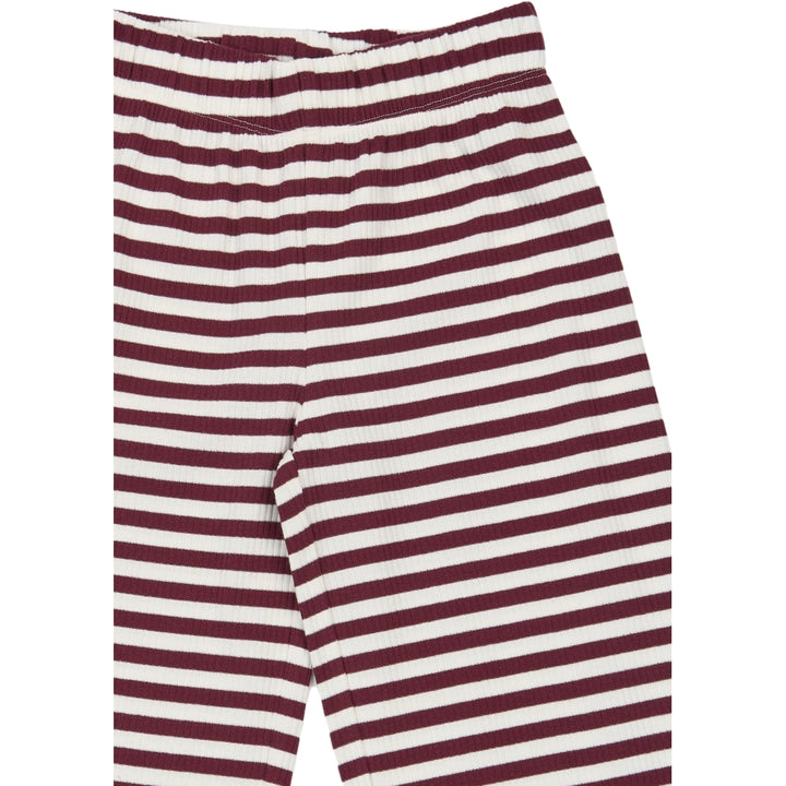 Loose Pants, Gardenia Striped