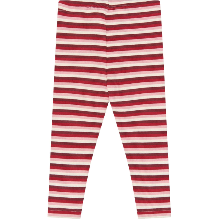 Leggings, Haute Red Multistriped
