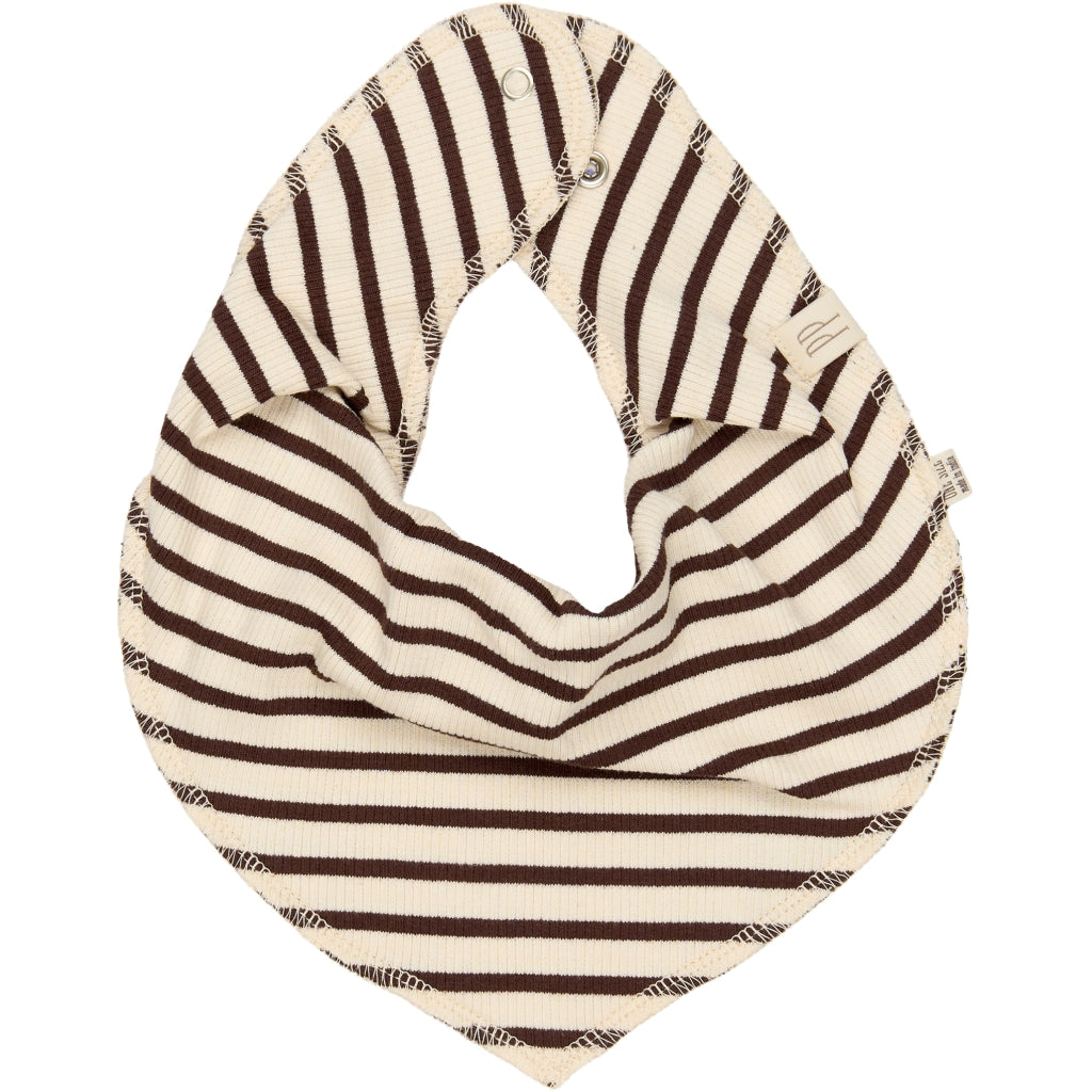 Bib 2-Pack, Chestnut Striped