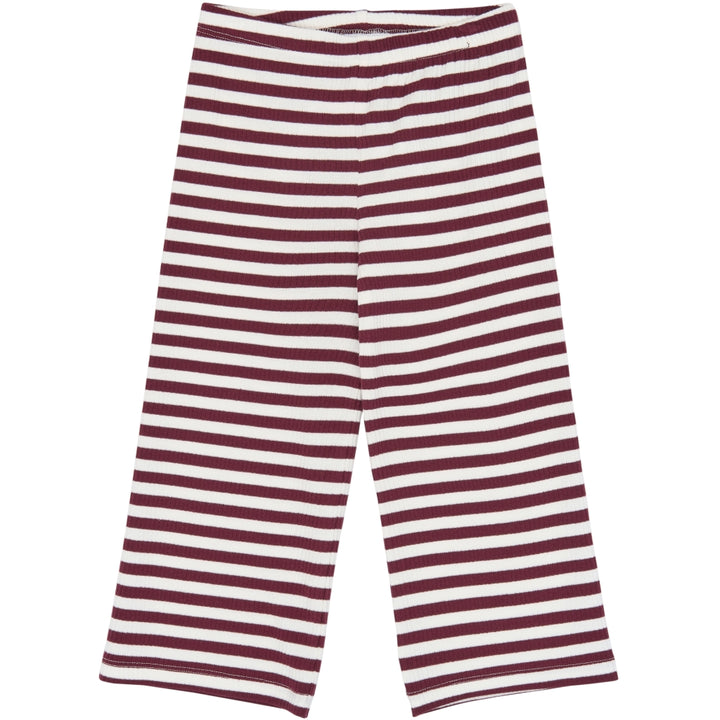 Rib Pants, Gardenia Striped