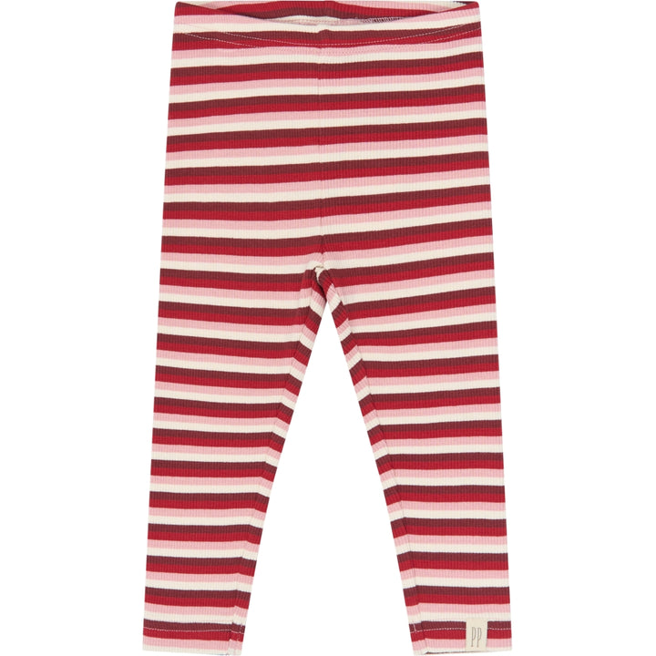 Leggings, Haute Red Multistriped