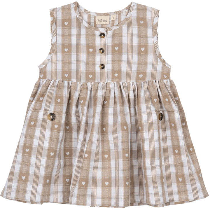 Dress, Off white heart