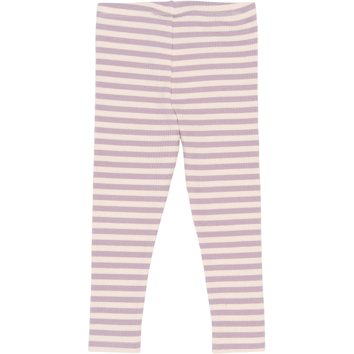 Rib Leggings, Sea Fog Striped
