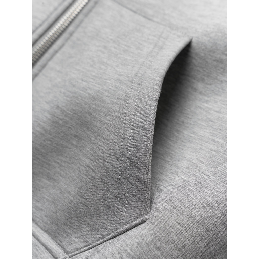 Hohen Scuba Zip Hood, Grey Melange