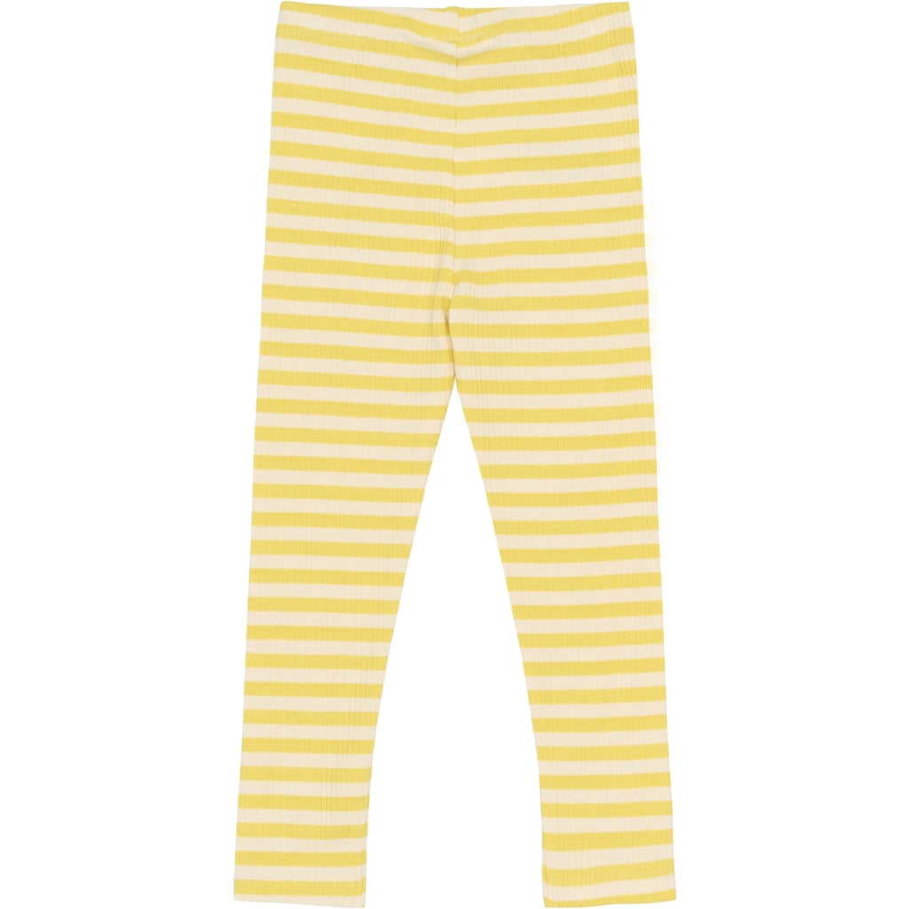 Rib Leggings, Dusky Citron Striped