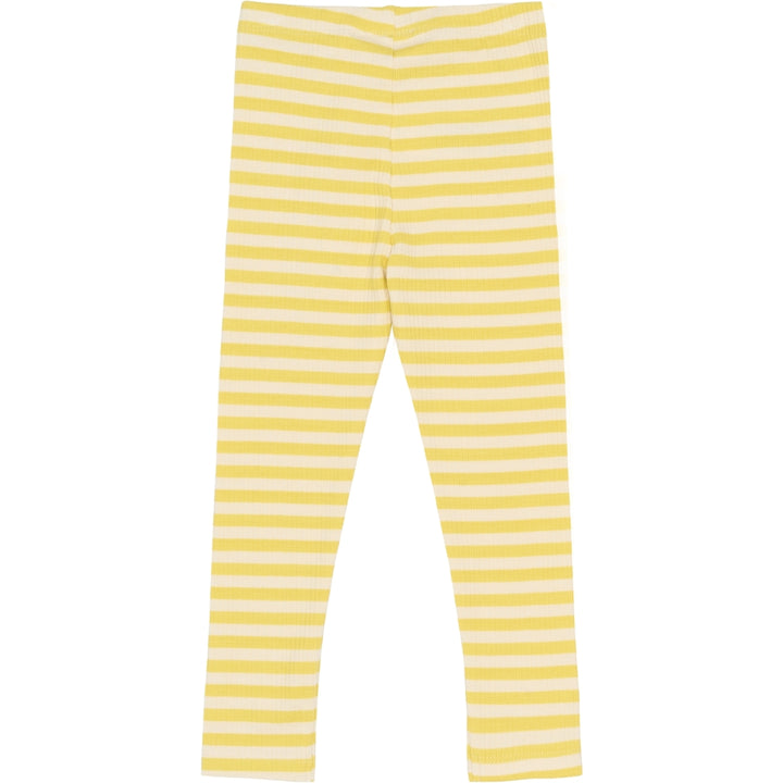 Rib Leggings, Dusky Citron Striped