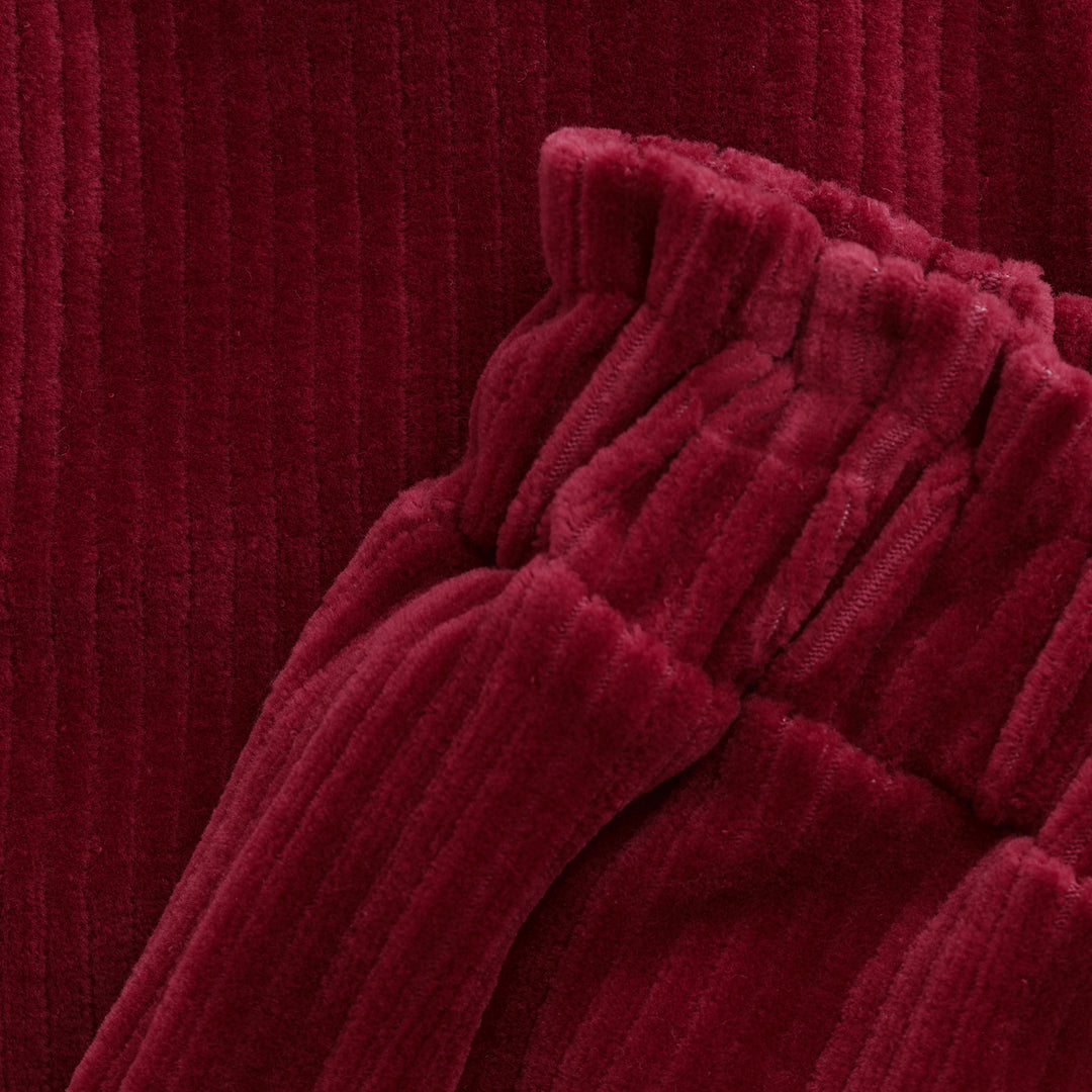 Buksur, Velour - Rio Red