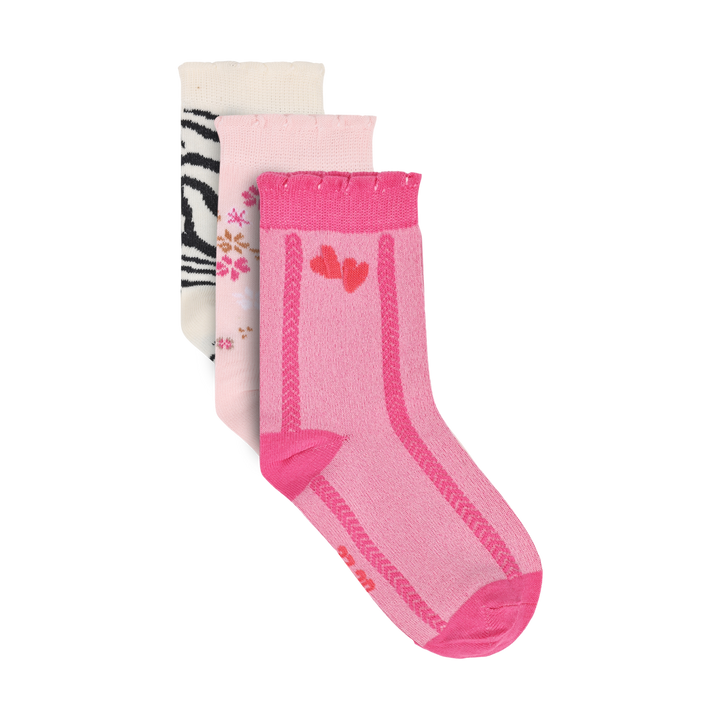 Sokkar 3 pack, White Swan