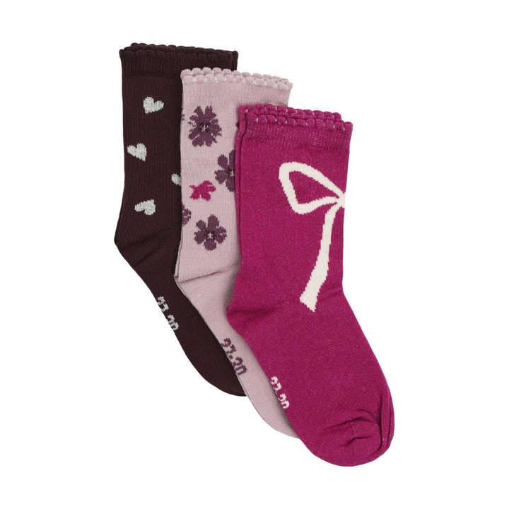 Sokkar 3 pack, Huckleberry