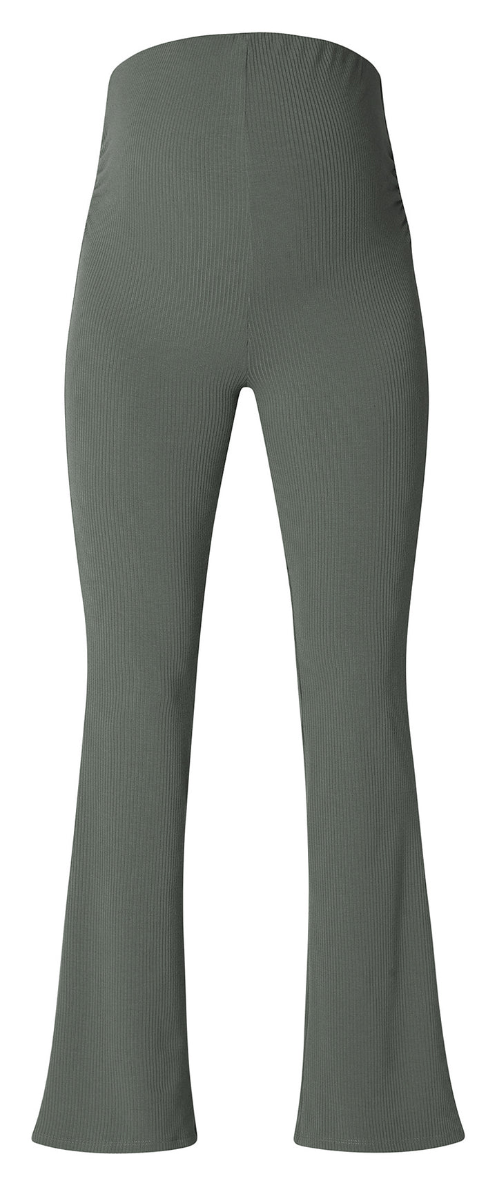 Heja flared rib pants, Olive