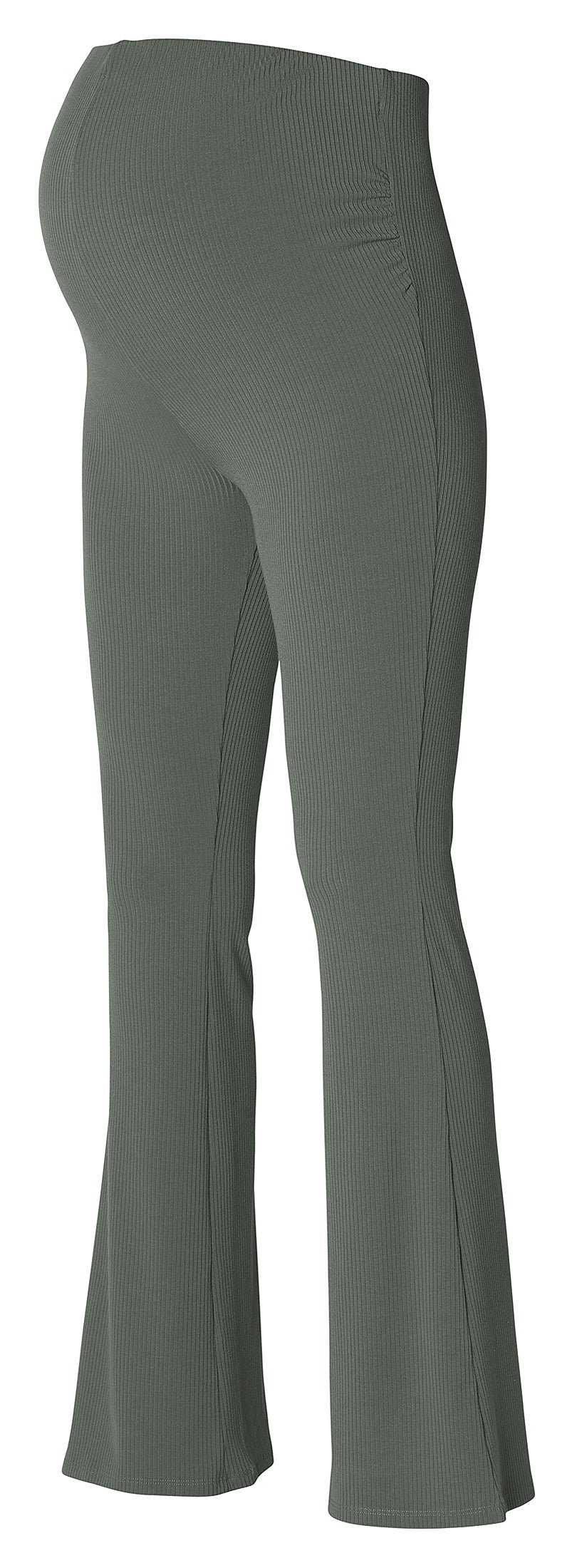Heja flared rib pants, Olive