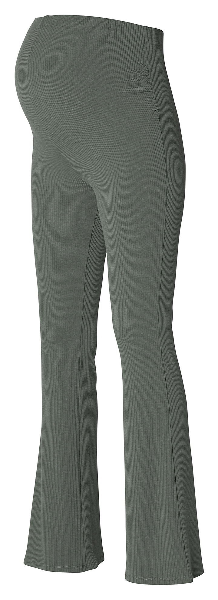 Heja flared rib pants, Olive