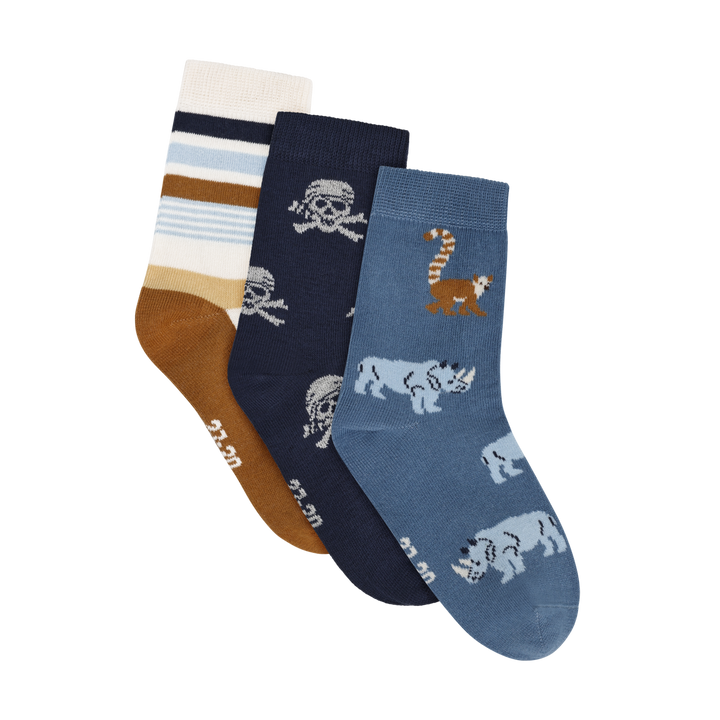 Sokkar 3 pack, Odyssey Gray