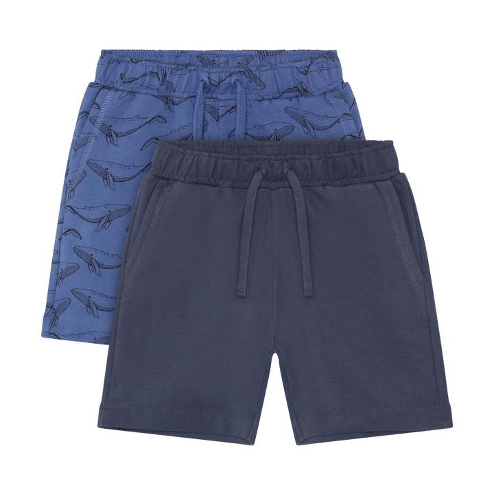Shorts Sweat 2-Pack, Dutch Blue