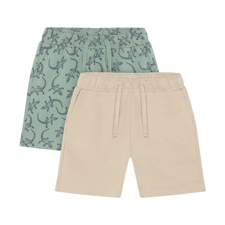 Shorts Sweat 2-Pack, Lily Pad
