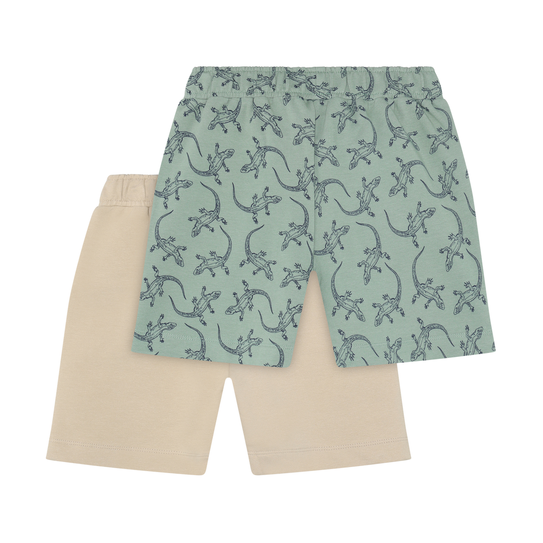 Shorts Sweat 2-Pack, Lily Pad