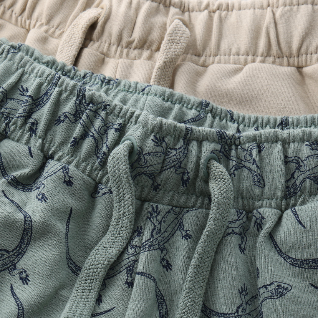 Shorts Sweat 2-Pack, Lily Pad