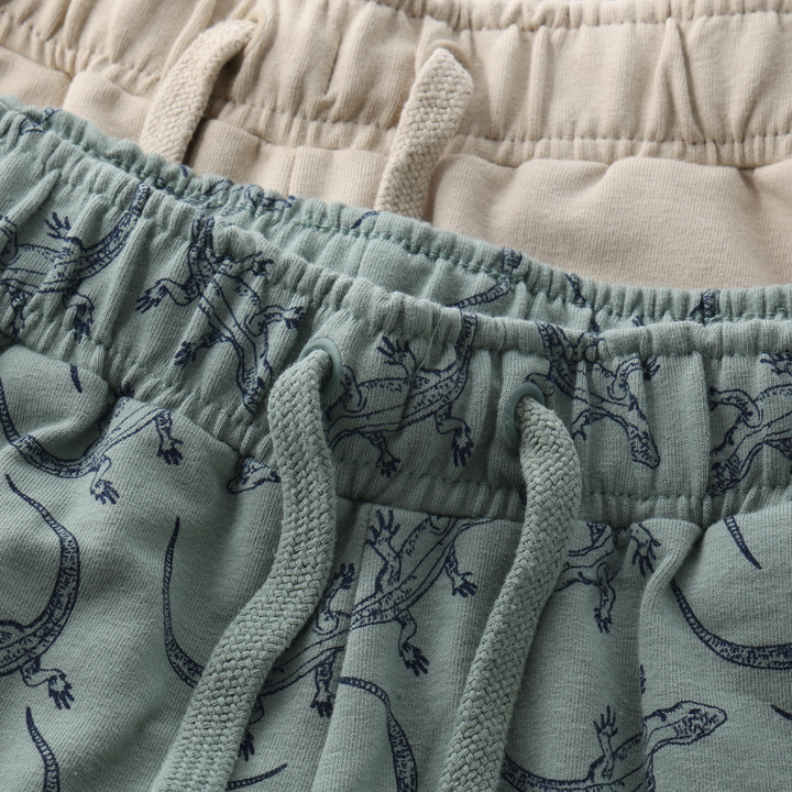 Shorts Sweat 2-Pack, Lily Pad